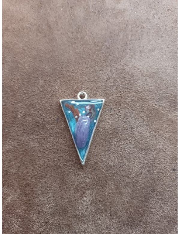 Hanger met amethist Hanger met amethist