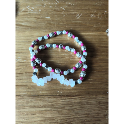 Set van 2 met rozenkwarts