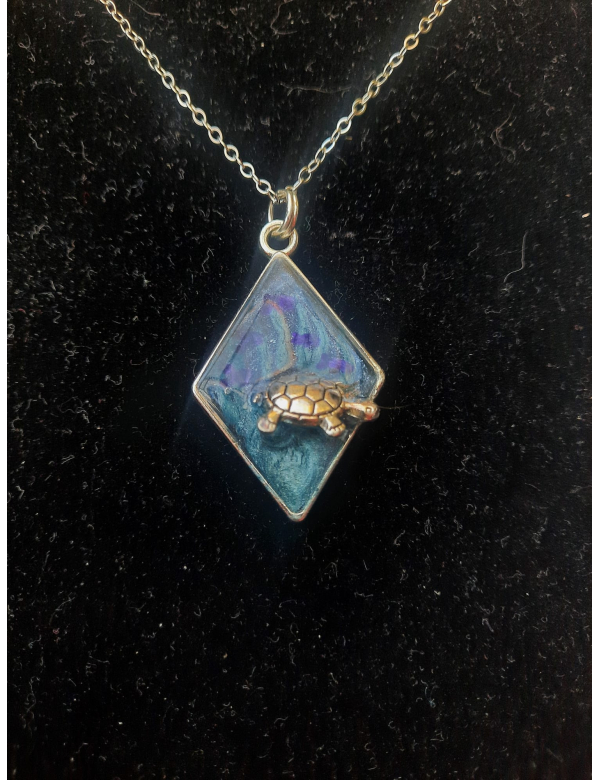 Ketting met hanger schildpad