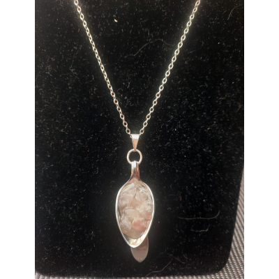 Ketting rvs zilverkleurig met lepeltje liefde