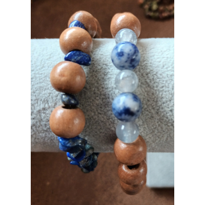 Set lapis lazuli