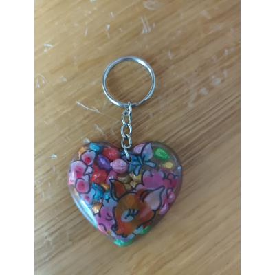 Epoxy hart met hertje