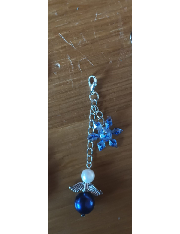 Tashanger met engel blauw 2