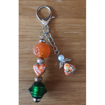 Tas hanger oranje/groen