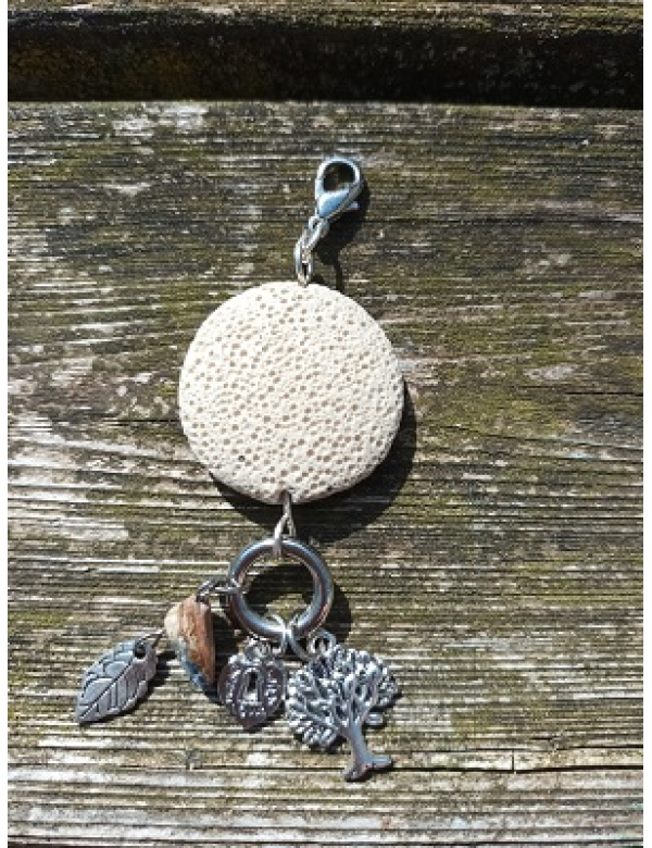 Hanger met oliedrager lavasteen 